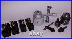 Sherline Lathe Quick Change Tool Post and Tooling Package NEW with parting blade Sherline Lathe Quick Change Tool Post and Tooling Package NEW with parting blade