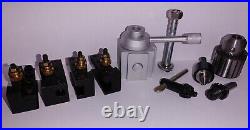 Sherline Lathe Quick Change Tool Post and Tooling Package NEW with parting blade Sherline Lathe Quick Change Tool Post and Tooling Package NEW with parting blade