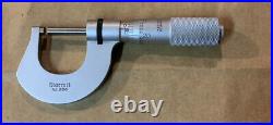 Starrett Micrometer 204L Machinist Tools USA Quick Change Mic with Box & Wrench