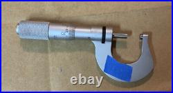Starrett Micrometer 204L Machinist Tools USA Quick Change Mic with Box & Wrench