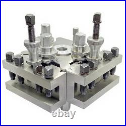 T2 Quick Change Tool Post Dixon Type Lathe 26mm Set-2PC Holders with Main Block