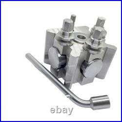 T2 Quick Change Tool Post Dixon Type Lathe 26mm Set-2PC Holders with Main Block