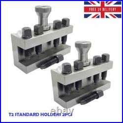 T2 Quick Change Tool Post Set 4 Holders Dixon Type Lathe 26mm Standard Boring