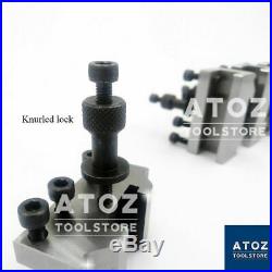 T37 Quick Change Tool post + 4 Holders Myford Lathe 90-115mm Center Height ATOZ