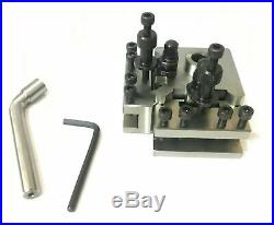T37 Quick Change Tool post with 4 Holders Myford & Lathe 90-115 mm Center Height