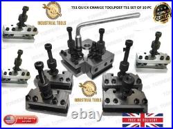 T51 Quick Change Tool post Standard Boring Parting Holder Set 10 Pcs