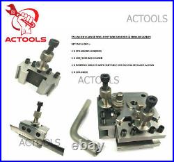 T51 Quick Change Toolpost Standard Boring Parting Holder 5 Pcs Set USA ACTOOLS T51 Quick Change Toolpost Standard Boring Parting Holder 5 Pcs Set USA ACTOOLS