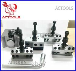 T51 Quick Change Toolpost Standard Boring Parting Holder 5 Pcs Set USA ACTOOLS T51 Quick Change Toolpost Standard Boring Parting Holder 5 Pcs Set USA ACTOOLS
