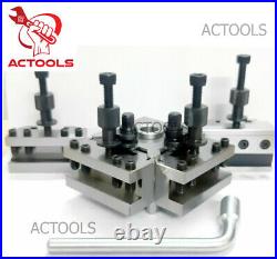 T51 Quick Change Toolpost Standard Boring Parting Holder 5 Pcs Set USA ACTOOLS T51 Quick Change Toolpost Standard Boring Parting Holder 5 Pcs Set USA ACTOOLS