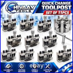 T63 Quick Change Tool Post Set Colchester Bantam 25mm Capacity Set of 11pcs