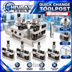 T63 Quick Change Tool Post Set Colchester Bantam 25mm Capacity Set of 7pcs