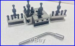 T-37 Dickson Type Quick Change Tool Post T37 Set Of 5 Pieces Complete Set