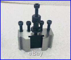 T-37 Quick Change Tool Post T37 Lathe 5 Pieces Set Alloy Steel High Quality