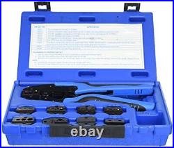 Tool Aid 18980 Quick Change Ratcheting Terminal Crimping Kit with 9 Die Sets Tool Aid 18980 Quick Change Ratcheting Terminal Crimping Kit with 9 Die Sets