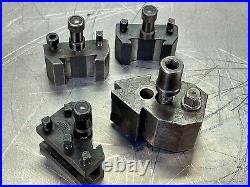 Tripan 111 Quick change tool post & 3 pc. Holders for SCHAUBLIN 102 WATCHMAKERS