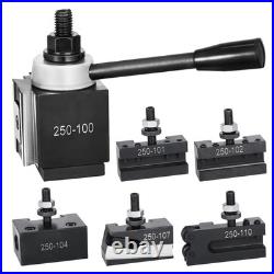 UIMOSO Quick Change Tool Post Set, Includes Lathe Tool Holders, Wedge Type Tool