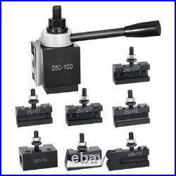 UIMOSO Quick Change Tool Post Set, Includes Lathe Tool Holders, Wedge Type Tool