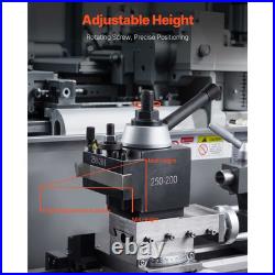 UIMOSO Quick Change Tool Post Set, Includes Lathe Tool Holders, Wedge Type Tool