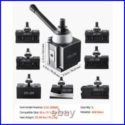 UIMOSO Quick Change Tool Post Set, Includes Lathe Tool Holders, Wedge Type Tool