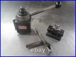 USED Aloris CXA Type Quick-Change Tool Post with CXA-2 Holder & Knurling Tool