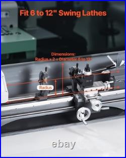 VEVOR Quick Change Tool Post Set, 6 Pcs, Includes Lathe Tool Holders, Wedge Type