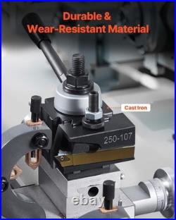 VEVOR Quick Change Tool Post Set, 6 Pcs, Includes Lathe Tool Holders, Wedge Type