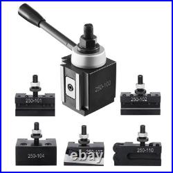 VEVOR Quick Change Tool Post Set, 6 Pcs, Includes Lathe Tool Holders, Wedge Type