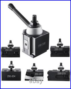 VEVOR Quick Change Tool Post Set 6 Pcs Lathe Tool Holders for 10-15 Mini Lathe