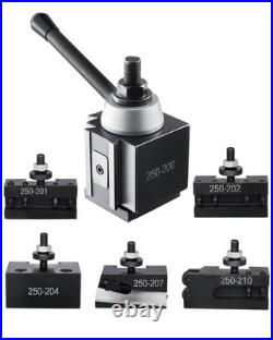 VEVOR Quick Change Tool Post Set 6 Pcs Lathe Tool Holders for 10-15 Mini Lathe