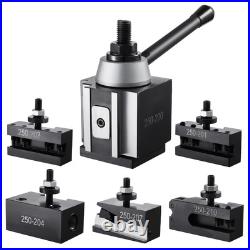 VEVOR Quick Change Tool Post Set 6 Pcs Lathe Tool Holders for 10-15 Mini Lathe