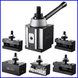 VEVOR Quick Change Tool Post Set 6 Pcs Lathe Tool Holders for 10-15 Mini Lathe