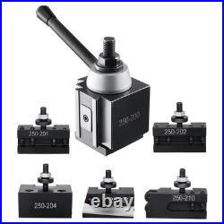VEVOR Quick Change Tool Post Set 6 Pcs Lathe Tool Holders for 10-15 Mini Lathe
