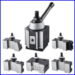 VEVOR Quick Change Tool Post Set 6 Pcs Lathe Tool Holders for 10-15 Mini Lathe