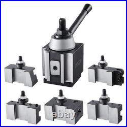 VEVOR Quick Change Tool Post Set 6 Pcs Lathe Tool Holders for 10-15 Mini Lathe
