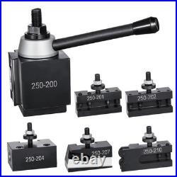 VEVOR Quick Change Tool Post Set 6 Pcs Lathe Tool Holders for 10-15 Mini Lathe VEVOR Quick Change Tool Post Set 6 Pcs Lathe Tool Holders for 10-15 Mini Lathe