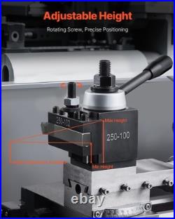 VEVOR Quick Change Tool Post Set 8Pcs Lathe Tool Holders 6-12 Mini Lathe Swing