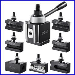 VEVOR Quick Change Tool Post Set 8Pcs Lathe Tool Holders 6-12 Mini Lathe Swing