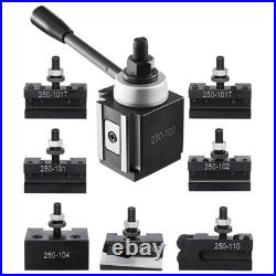 VEVOR Quick Change Tool Post Set 8Pcs Lathe Tool Holders 6-12 Mini Lathe Swing