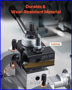 VEVOR Quick Change Tool Post Set 8 Pcs Includes Lathe Tool Holders Wedge Type To