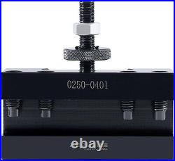 Versatile Quick Change Tool Holder for Lathe Operations 1'' Tool Compatibility Versatile Quick Change Tool Holder for Lathe Operations 1'' Tool Compatibility
