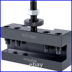 Versatile Quick Change Tool Holder for Lathe Operations 1'' Tool Compatibility Versatile Quick Change Tool Holder for Lathe Operations 1'' Tool Compatibility