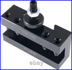 Versatile Quick Change Tool Holder for Lathe Operations 1'' Tool Compatibility Versatile Quick Change Tool Holder for Lathe Operations 1'' Tool Compatibility
