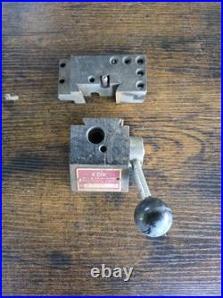 Vintage KDIK QUICK CHANGE TOOL POST & HOLDER NO. 8620 USA