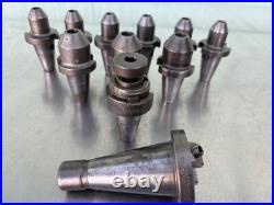 WELDON QA-40 #40 MM, 40 Taper Quick Change Tooling with 10 Tool Holders