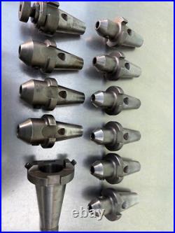 WELDON QA-40 #40 MM, 40 Taper Quick Change Tooling with 10 Tool Holders