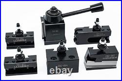 Wedge-Type Quick Change Tool Post Set for 6-9 Mini Lathe, Steel