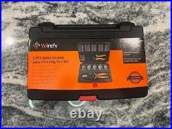 Wirefy 8 PCS Quick Change Wire Crimping Tool Kit Never Used