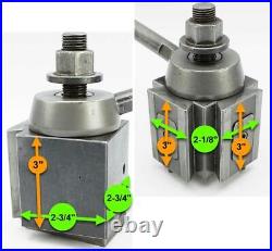 YUASA 740-300 Lathe Quick Change Piston Style Tool Post Aloris CXA compatible YUASA 740-300 Lathe Quick Change Piston Style Tool Post Aloris CXA compatible