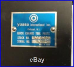 Yuasa 740-100 Quick Change Tool Post New