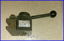 Yuasa 740-100 Quick Change Tool Post with 740-101 Cutting Tool Holder I05T Yuasa 740-100 Quick Change Tool Post with 740-101 Cutting Tool Holder I05T